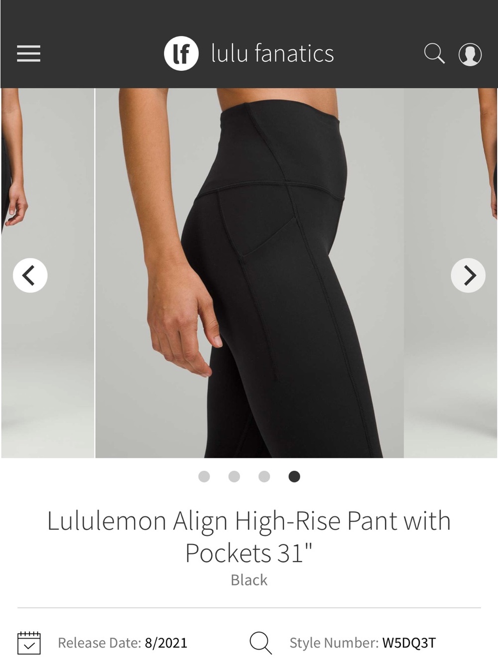 1. lululemon athletica Align High-Rise Leggings - with pockets